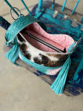Load image into Gallery viewer, Pink and Teal Croc Sage