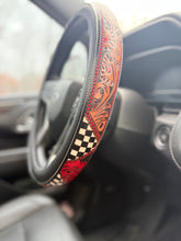 Load image into Gallery viewer, Roses After Dark Steering Wheel Cover