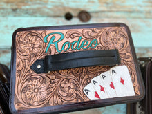 Load image into Gallery viewer, Black Rodeo Double Decker Jewlery Case
