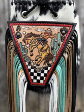 Load image into Gallery viewer, Ridin’ High – Bronc Rider Tooled Brumby