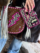 Load image into Gallery viewer, Pink Checkerboard Mini Tote