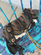 Load image into Gallery viewer, Boot Repurposed Tanya Clutch