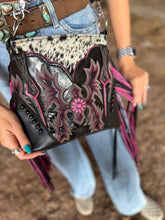 Load image into Gallery viewer, Pink Repurposed Boot Sage