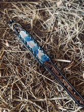 Load image into Gallery viewer, Tooled Dog Collar-Feathers