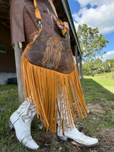 Load image into Gallery viewer, Terra Cotta Boot Stitch Mini Juney