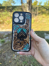 Load image into Gallery viewer, Spades Tooled Phone Case