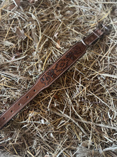 Load image into Gallery viewer, Tooled Dog Collar-Cacti Neutral