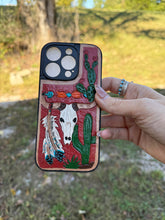 Load image into Gallery viewer, Longhorn Tooled Phone Case