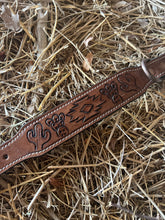 Load image into Gallery viewer, Tooled Dog Collar-Cacti Neutral