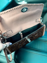 Load image into Gallery viewer, Western Floral Tooled Clutch – Wristlet + Crossbody