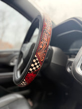 Load image into Gallery viewer, Roses After Dark Steering Wheel Cover