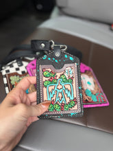 Load image into Gallery viewer, Thunderbird Leather Lanyards – ID + Card Holder