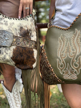 Load image into Gallery viewer, Olive Green Boot Stitch Regular Juney