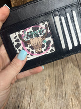 Load image into Gallery viewer, Lighting Bolt Pink Checkers Mini Wallet