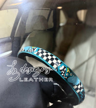Load image into Gallery viewer, Turq Lighting Bolt Steering Wheel Cover