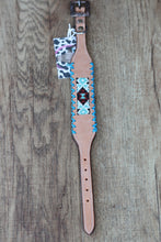 Load image into Gallery viewer, Turquoise and blue Beaded Puppers Collar