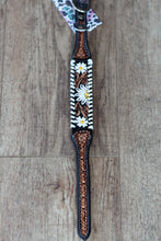 Load image into Gallery viewer, Daisy Tooled Beaded Puppers Collar
