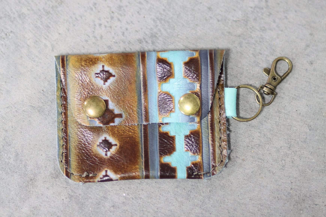 Turquoise Navajo Card Holder
