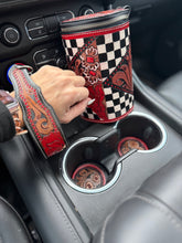 Load image into Gallery viewer, Roses After Dark Cowgirl Keychain
