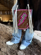 Load image into Gallery viewer, Pink Checkerboard Mini Tote
