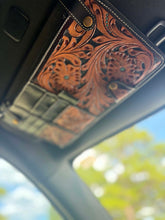 Load image into Gallery viewer, Blue Sky Country Tooled Leather Car Accessories Bundle 15” Standard
