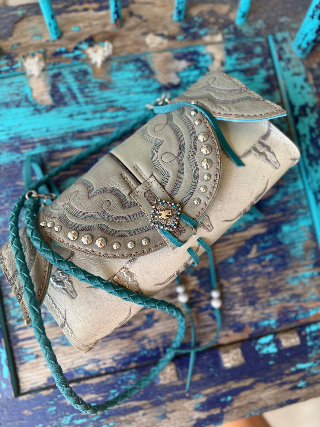 Boot Repurposed Tanya Clutch