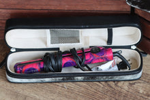 Load image into Gallery viewer, Pink Highland Cowhide Hot Iron Travel Case
