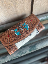 Load image into Gallery viewer, Butterfly Season Regular Cowhide Wallet
