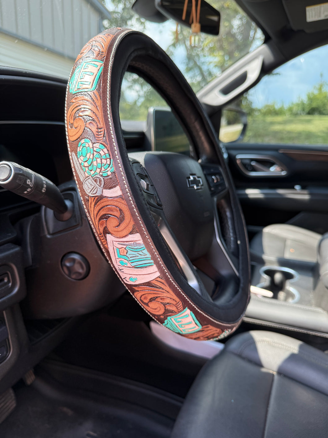 Lucky 7s Steering Wheel Cover