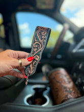 Load image into Gallery viewer, Sky Country Tooled Keychain

