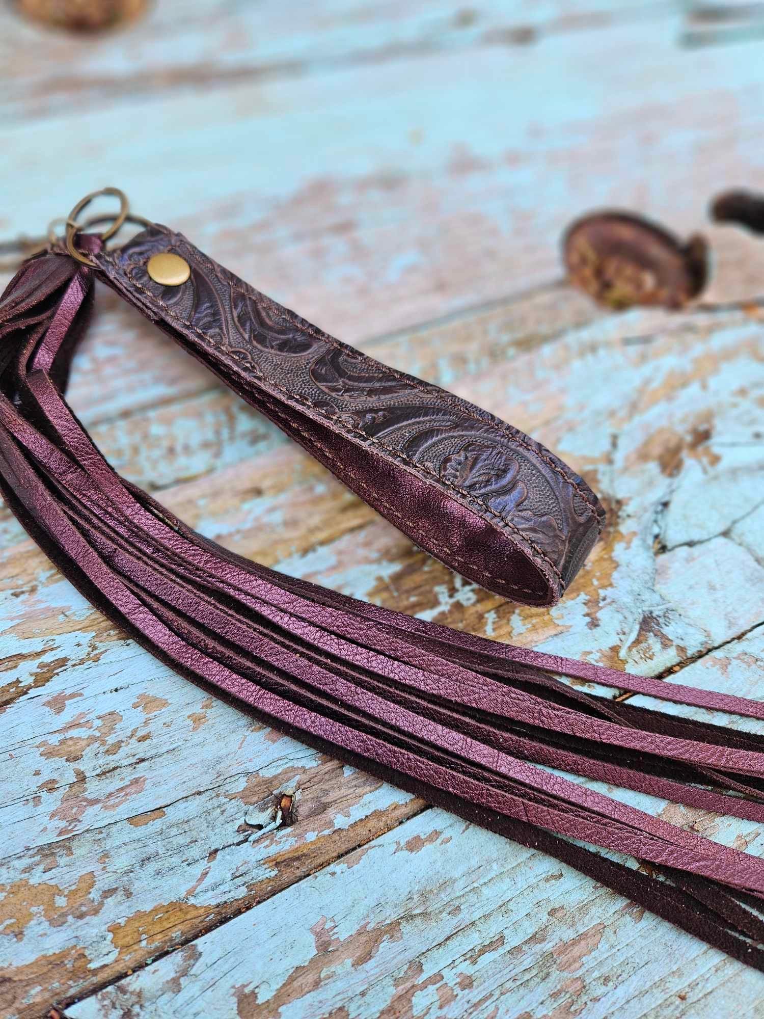 Cowgirl Keychain – L3 Designs Leather