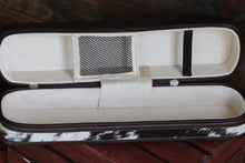 Load image into Gallery viewer, Black Cowhide Hot Iron Travel Case

