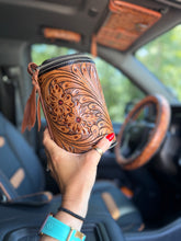 Load image into Gallery viewer, High Country Tooled Leather Car Accessories Bundle 15” Standard
