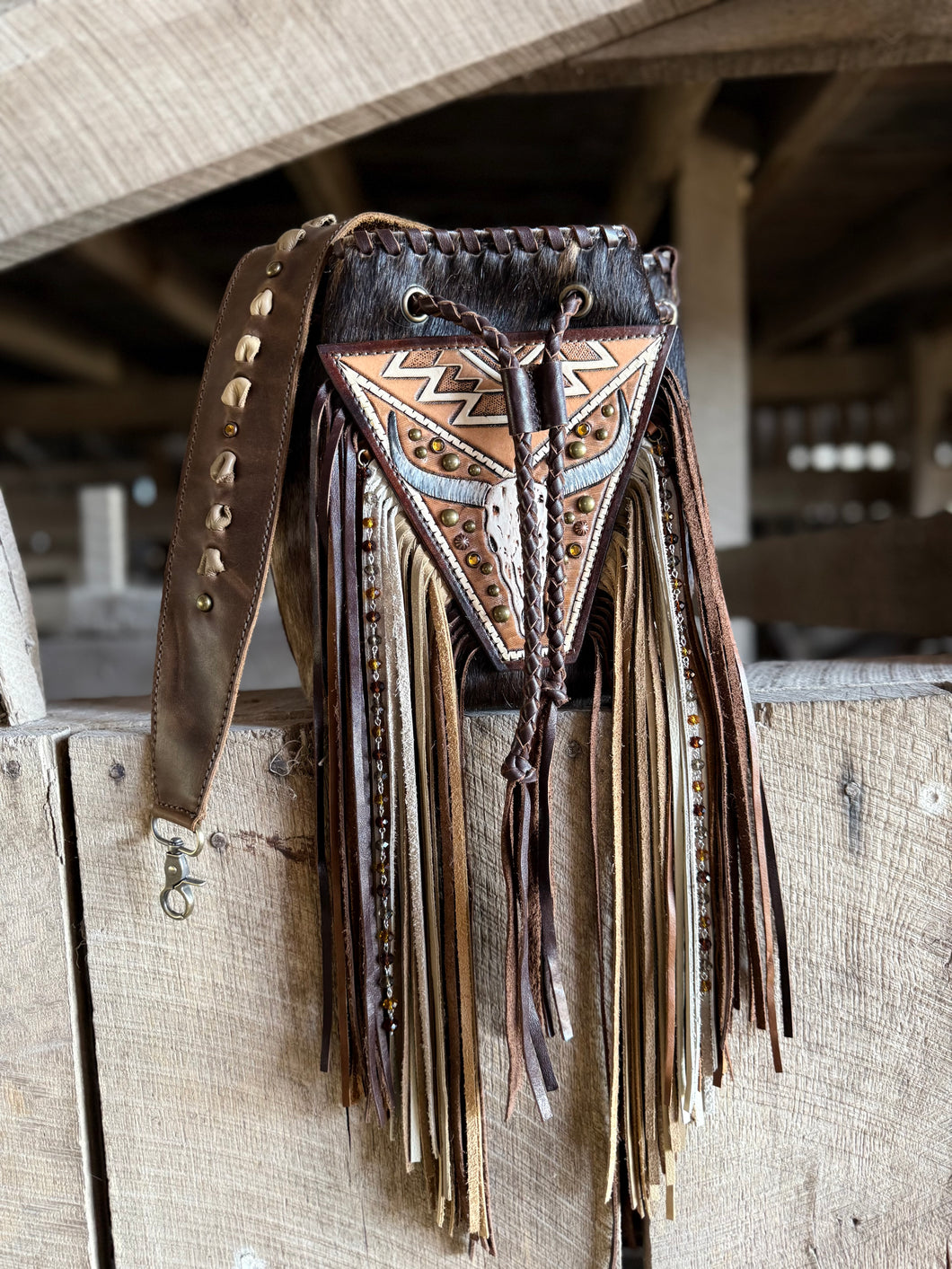 Spirit of the Longhorn – Tooled Brumby