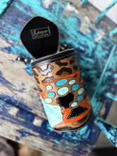 Load image into Gallery viewer, Squash Blossom Tooled Sunglass Case
