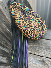 Load image into Gallery viewer, Rainbow Leopard Sling Bag
