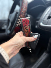Load image into Gallery viewer, Roses After Dark Cowgirl Keychain
