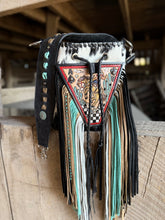 Load image into Gallery viewer, Ridin’ High – Bronc Rider Tooled Brumby
