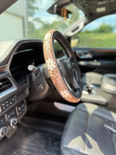 Load image into Gallery viewer, Neutral Floral Steering Wheel Cover (PRE-ORDER)

