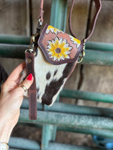 Load image into Gallery viewer, Mini Belt Bag Crossbody cowhide Wristlet
