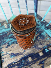 Load image into Gallery viewer, Western Turquoise Tooled Sunglass Case
