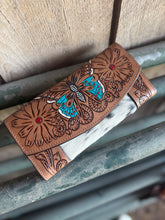 Load image into Gallery viewer, Butterfly Season Regular Cowhide Wallet
