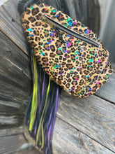 Load image into Gallery viewer, Rainbow Leopard Sling Bag
