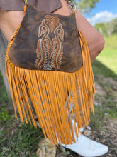 Load image into Gallery viewer, Terra Cotta Boot Stitch Mini Juney
