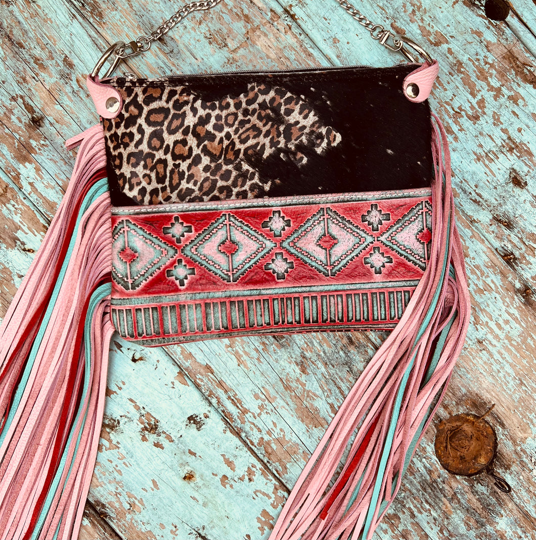 Pink Navajo and Leopard Maybelle