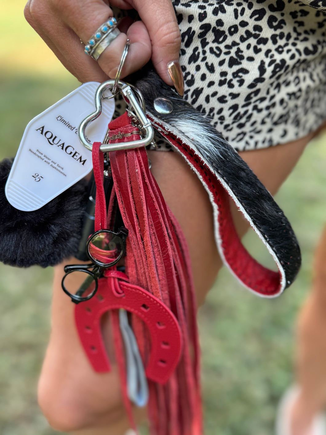 Cowgirl Safety Keychain
