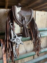 Load image into Gallery viewer, Mini Fringe Cowhide Backpack
