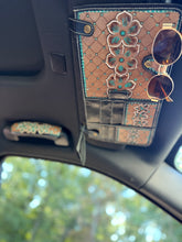 Load image into Gallery viewer, Floral Blossom Tooled Leather Car Accessories Bundle 15” Standard
