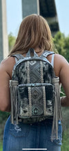 Load image into Gallery viewer, Myan Diamond Aztec Grey Classic Backpack
