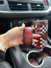 Load image into Gallery viewer, Roses After Dark Cowgirl Keychain
